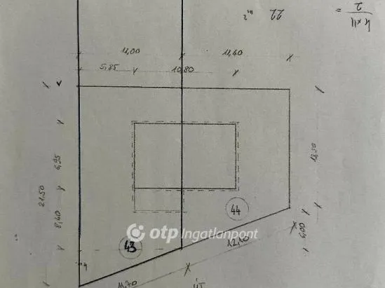 Eladó üdülő és hétvégi ház Győrzámoly 50 nm