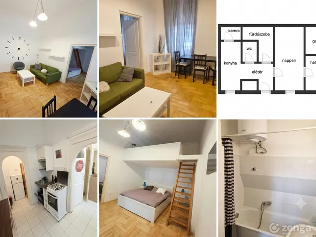 Kiadó lakás Budapest VII. kerület, Belső-Erzsébetváros 45 nm