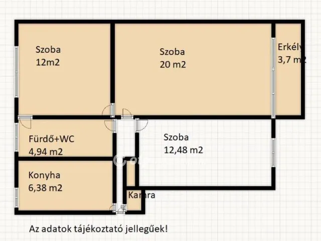 Eladó lakás Nagyatád 66 nm