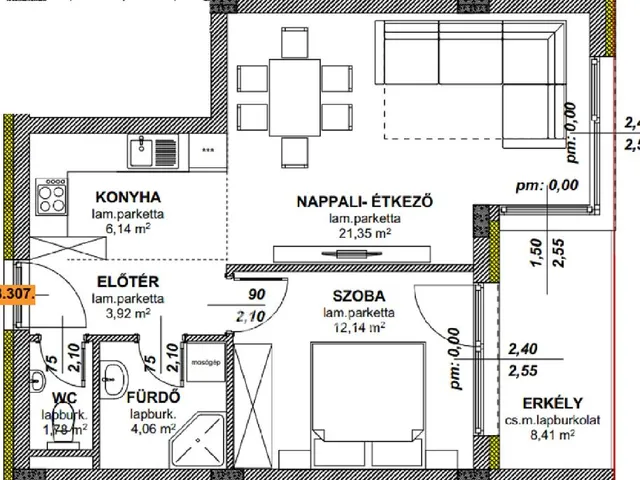 Eladó lakás Fonyód 53 nm