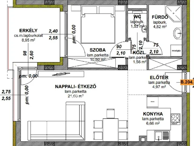 Eladó lakás Fonyód 56 nm