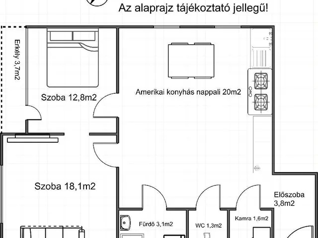 Eladó lakás Keszthely 59 nm