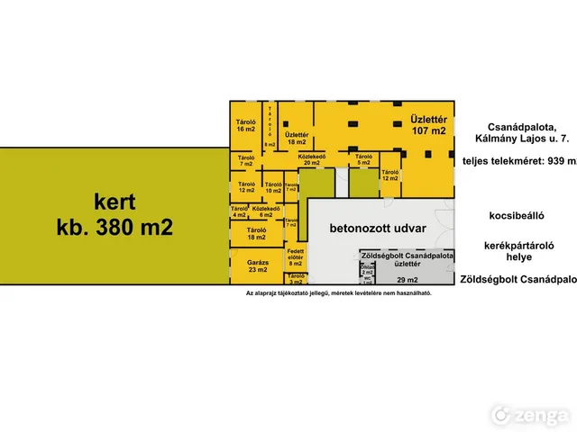 Eladó ház Csanádpalota, Kálmány Lajos utca 7. 323 nm