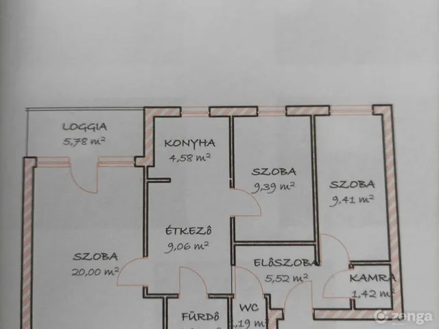 Eladó lakás Mohács 67 nm