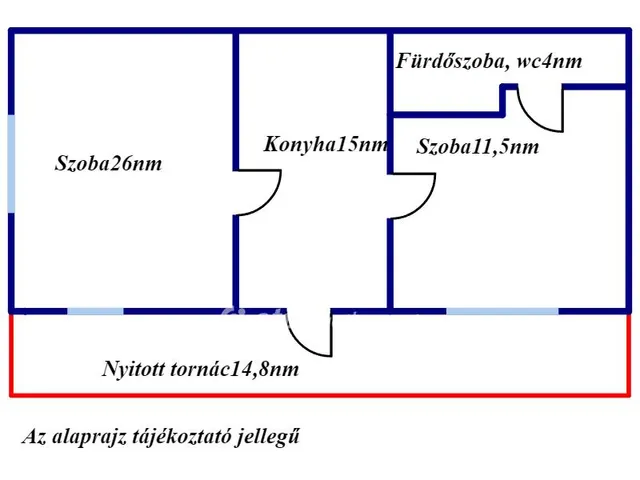 Eladó ház Zsáka 57 nm