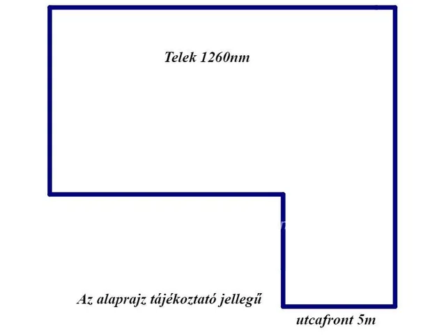 Eladó telek Hajdúszoboszló 1260 nm