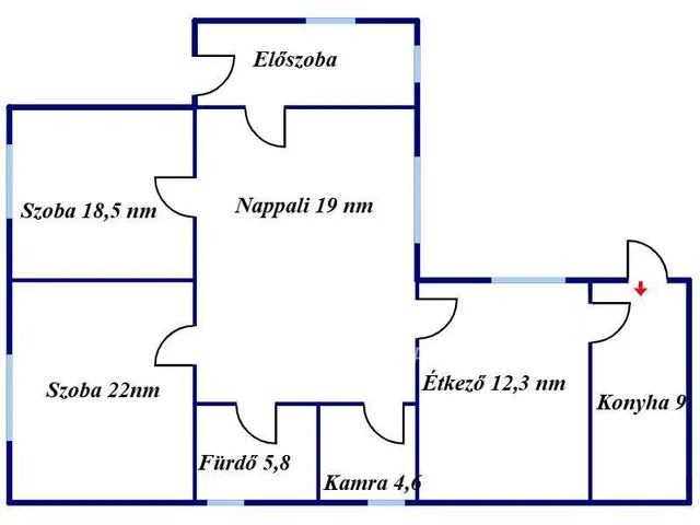 Eladó ház Konyár 110 nm