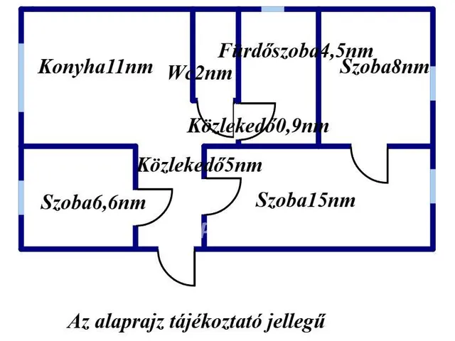 Eladó ház Nyírábrány 53 nm