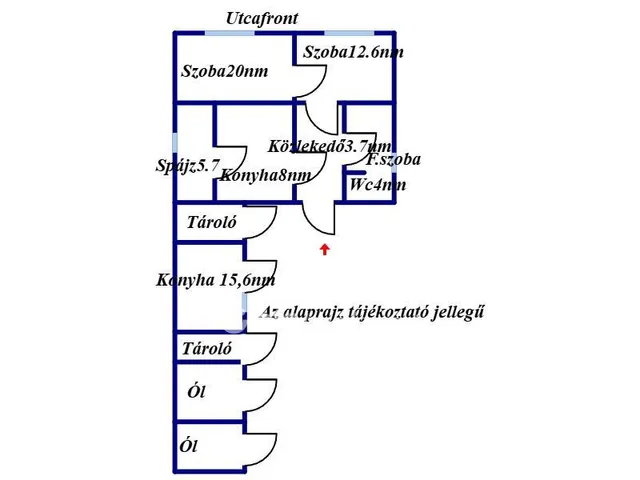 Eladó ház Biharnagybajom 56 nm