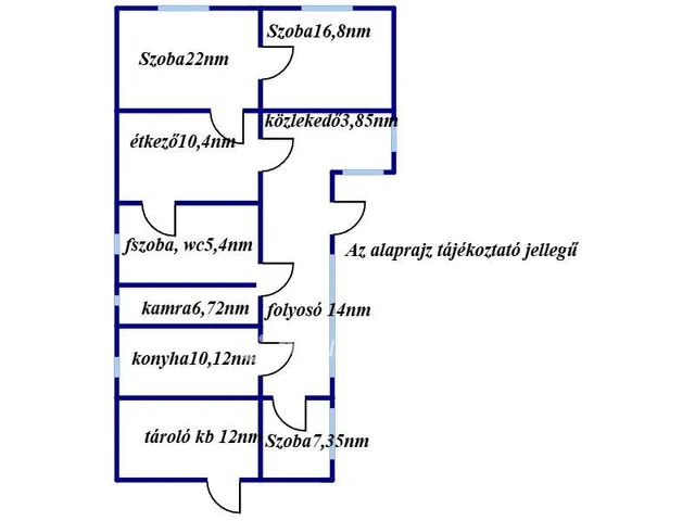 Eladó ház Zsáka 96 nm