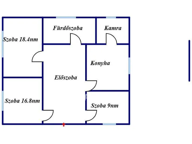 Eladó ház Zsáka 74 nm