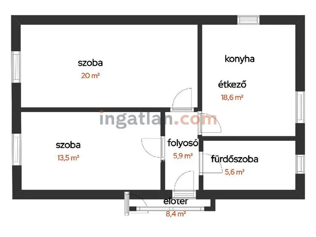 Eladó ház Nagyhegyes 72 nm