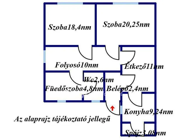 Eladó ház Hajdúszovát 82 nm