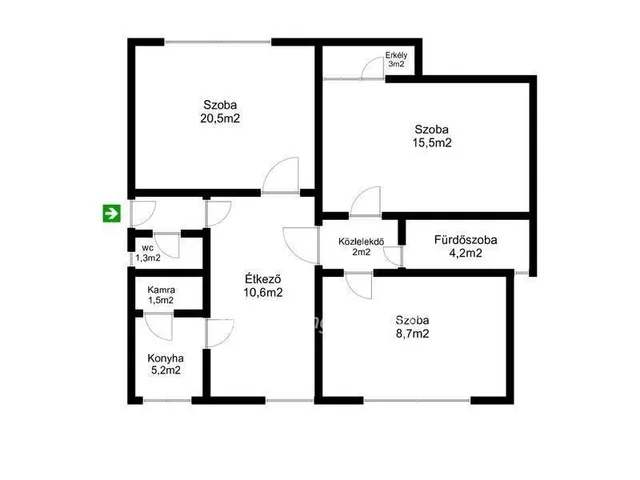 Eladó lakás Hajdúnánás 75 nm