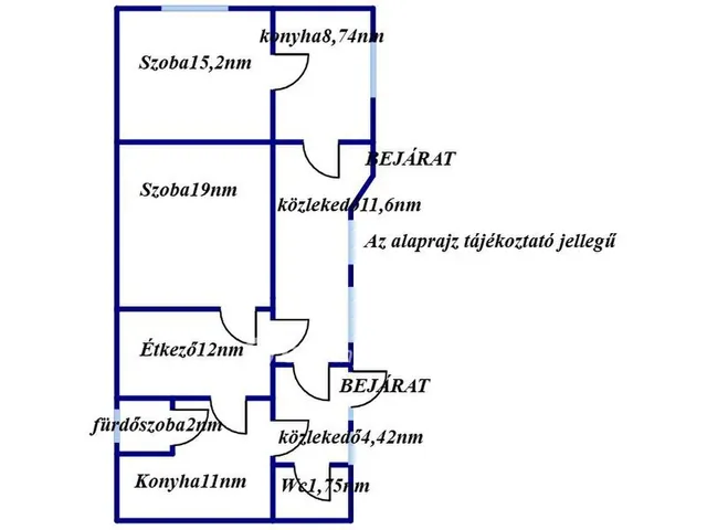 Eladó ház Zsáka 86 nm