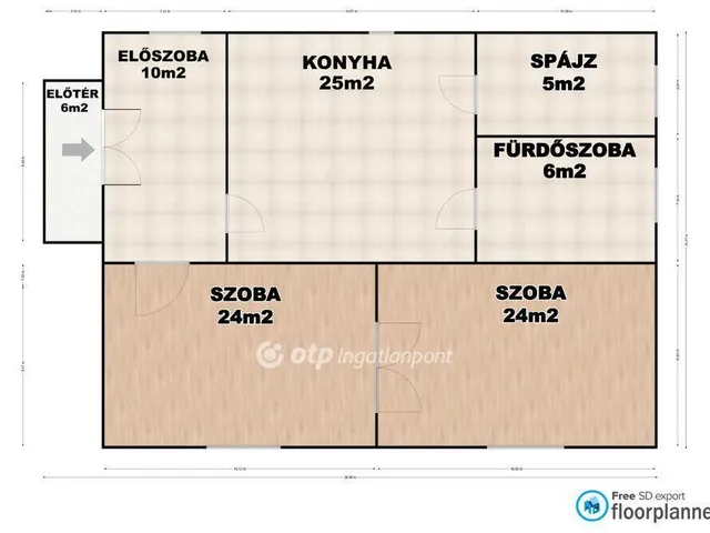 Eladó ház Hosszúpályi 100 nm