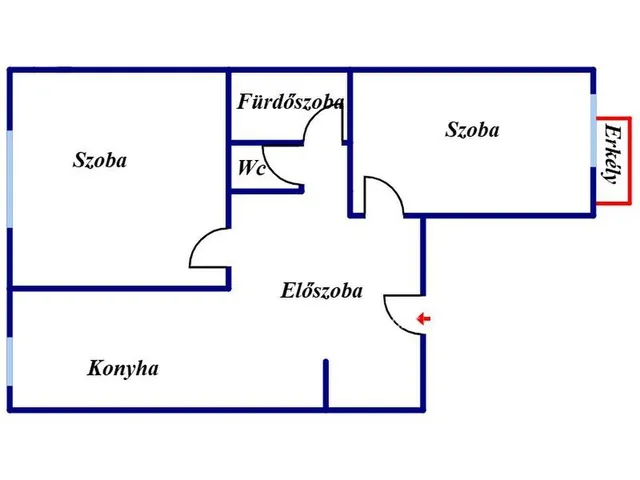 Kiadó lakás Debrecen 57 nm