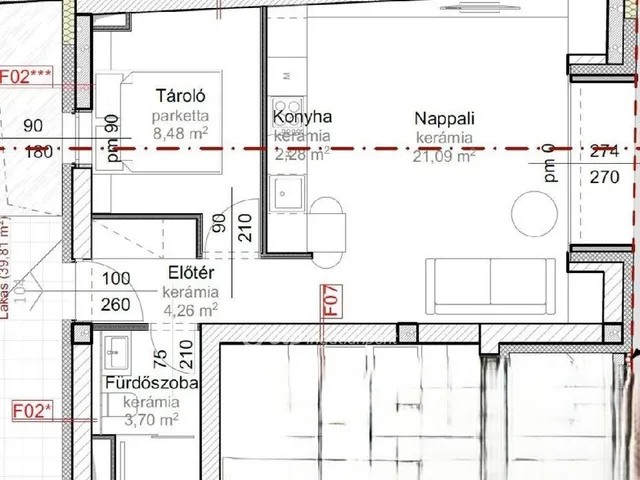 Eladó lakás Debrecen 38 nm