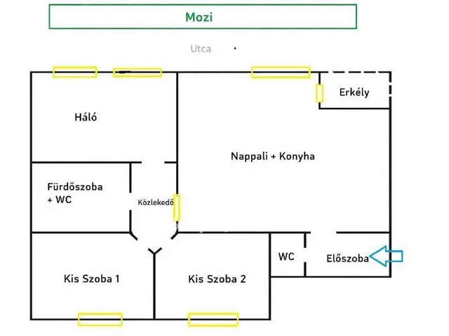 Eladó lakás Berettyóújfalu 60 nm