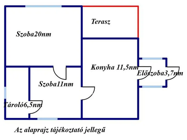 Eladó ház Szentpéterszeg 53 nm