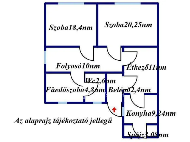 Eladó ház Hajdúszovát 82 nm