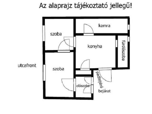 Eladó ház Hajdúböszörmény 54 nm