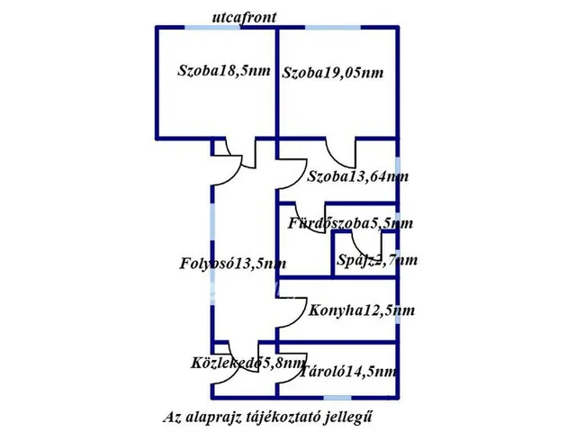 Eladó ház Zsáka 105 nm