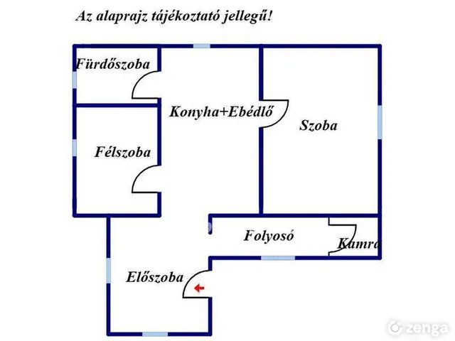 Eladó ház Körösszakál 55 nm