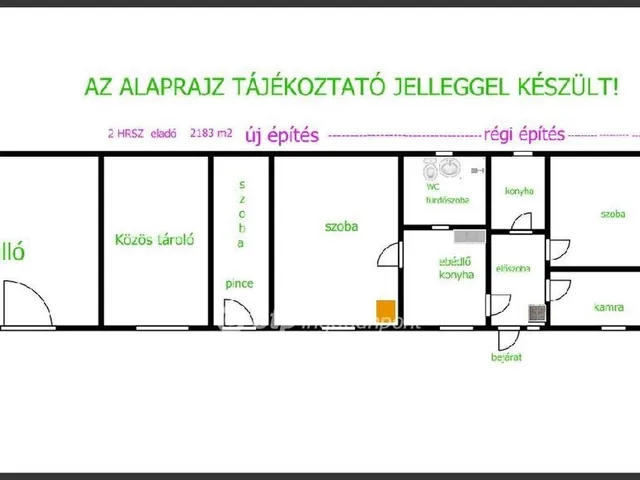 Eladó ház Hajdúböszörmény 57 nm