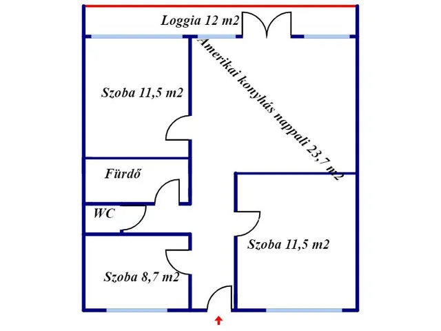 Kiadó lakás Nyíregyháza 70 nm