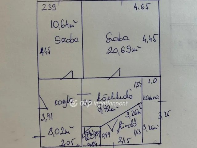 Eladó ház Kisvárda 54 nm