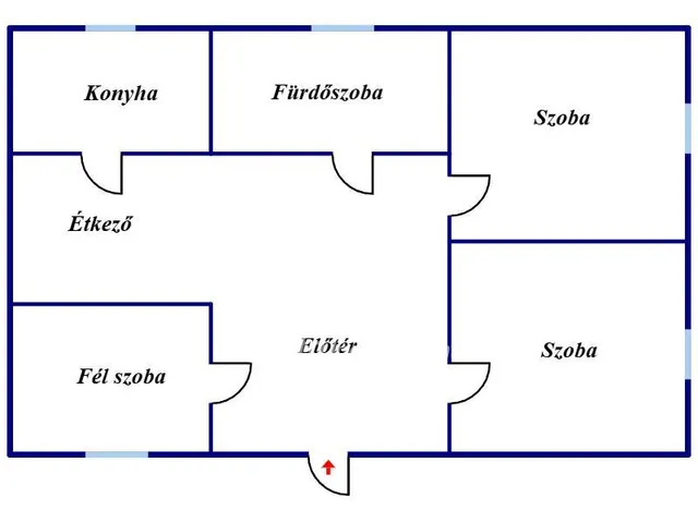 Eladó ház Szakoly 80 nm