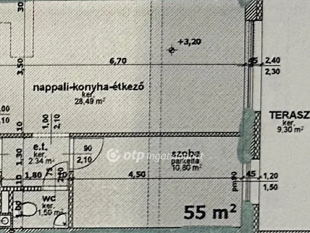 Kiadó lakás Nyíregyháza, Bujtos 52 nm
