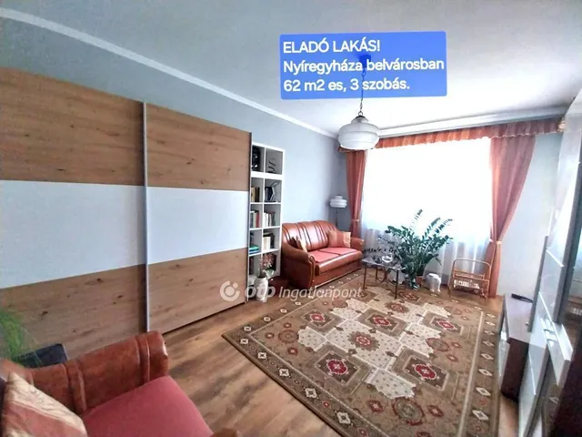 Eladó lakás Nyíregyháza 62 nm