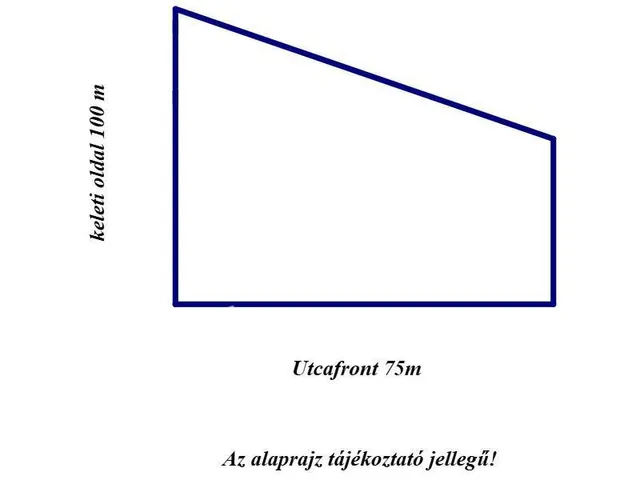 Eladó telek Nyíregyháza 6705 nm