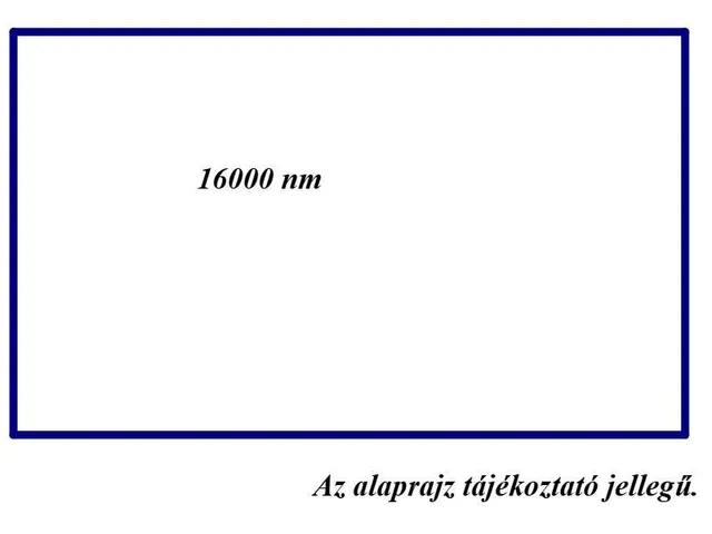 Eladó telek Nyíregyháza 16000 nm