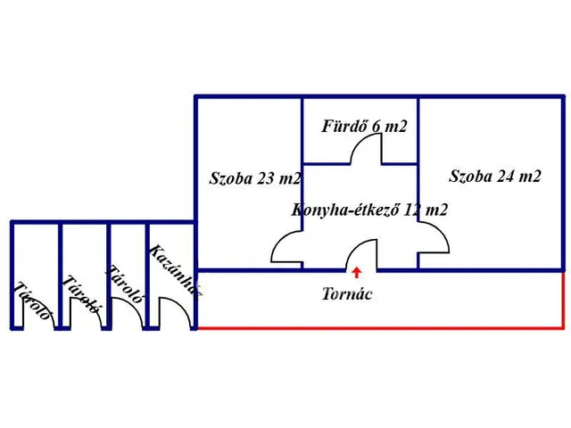 Eladó ház Kovácsvágás 67 nm