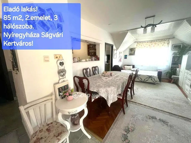 Eladó lakás Nyíregyháza 85 nm