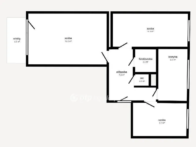 Eladó lakás Nyíregyháza 55 nm