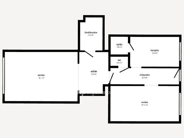 Eladó lakás Nyíregyháza 55 nm