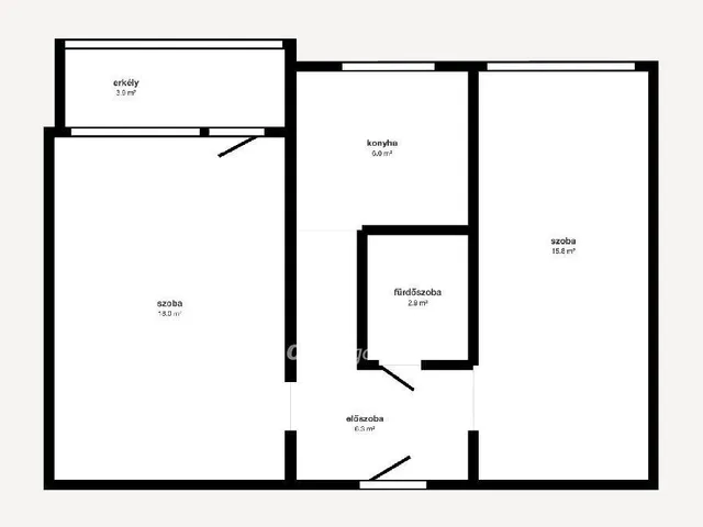 Eladó lakás Nyíregyháza 51 nm