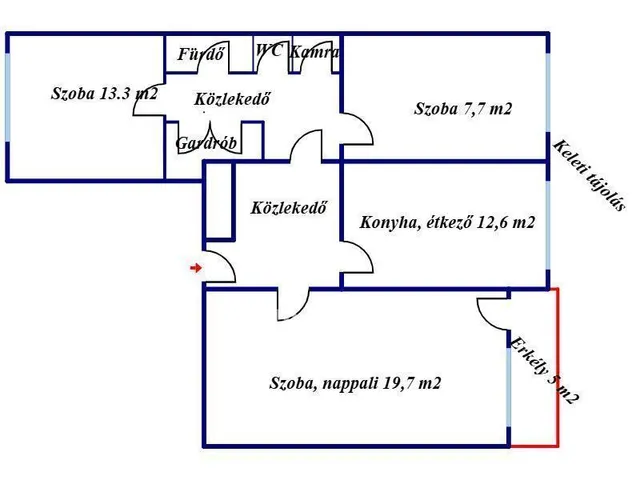 Eladó lakás Nyíregyháza 74 nm