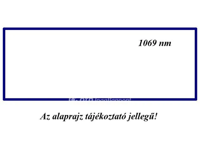 Eladó telek Apagy 1069 nm