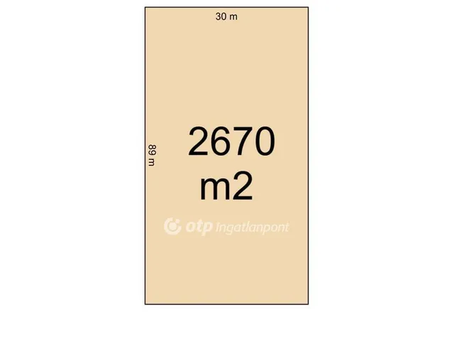 Eladó telek Nyíregyháza 2670 nm