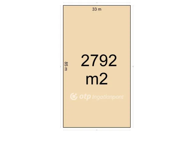 Eladó telek Nyíregyháza 2792 nm