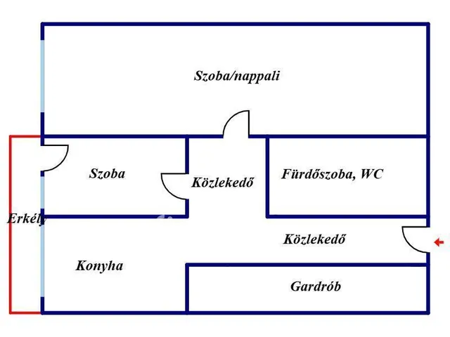 Eladó lakás Nyíregyháza 42 nm