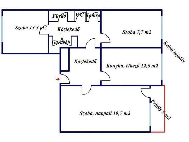 Eladó lakás Nyíregyháza 74 nm