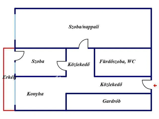 Eladó lakás Nyíregyháza 42 nm