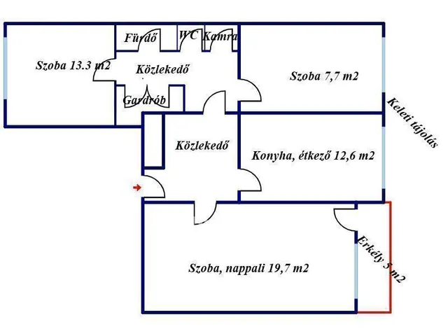 Eladó lakás Nyíregyháza 74 nm