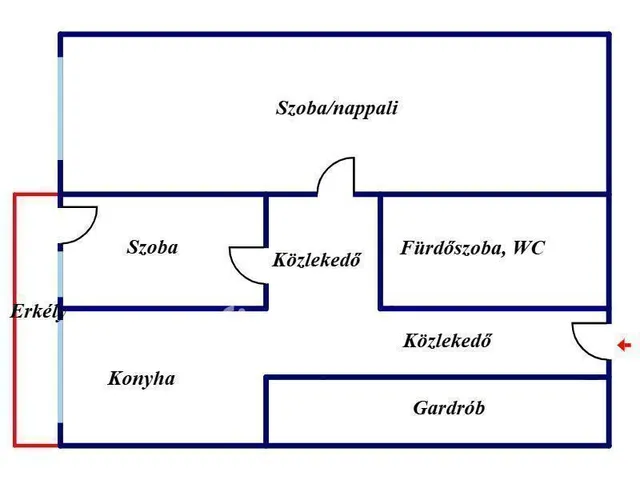 Eladó lakás Nyíregyháza 42 nm